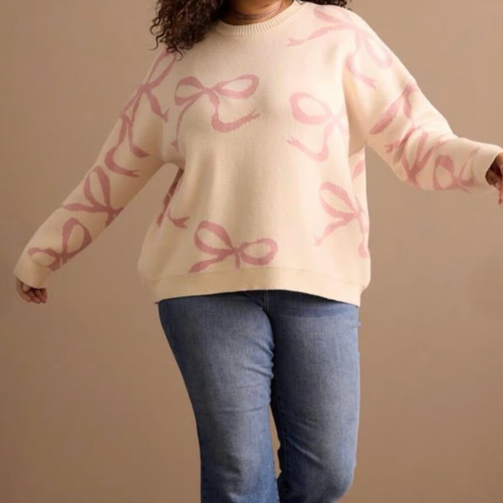Altar'd State l Arula Annie Bow Sweater - Picture 2 of 10